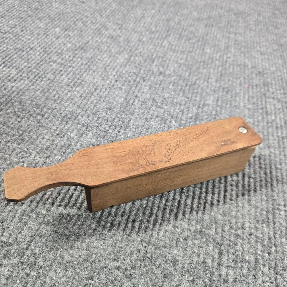 Vintage Lohman Turkey Box Call Model 870 Wooden Made In USA Hunting‎ Game Call